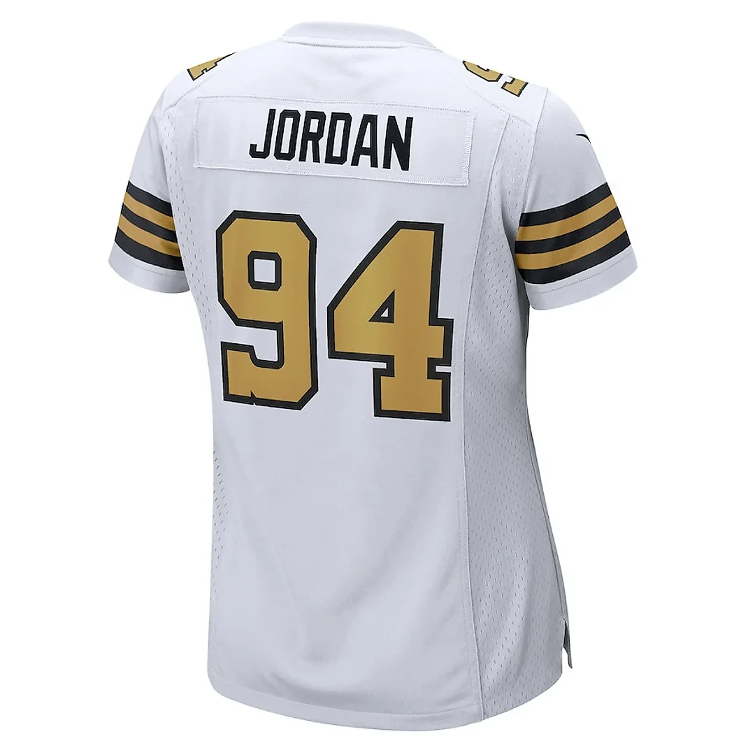 Zennovawear Cameron Jordan 94 New Orleans Saints Women Alternate Game Jersey - White