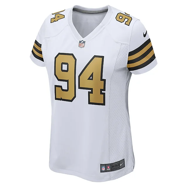 Zennovawear Cameron Jordan 94 New Orleans Saints Women Alternate Game Jersey - White
