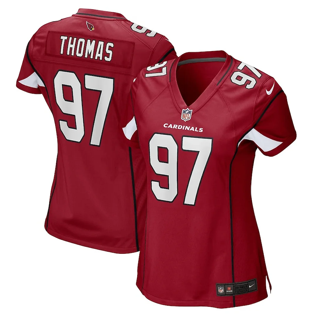 Zennovawear Cameron Thomas 97 Arizona Cardinals Women Game Jersey - Cardinal