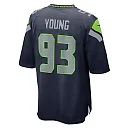 Zennovawear Cameron Young 93 Seattle Seahawks Game Men Jersey - College Navy
