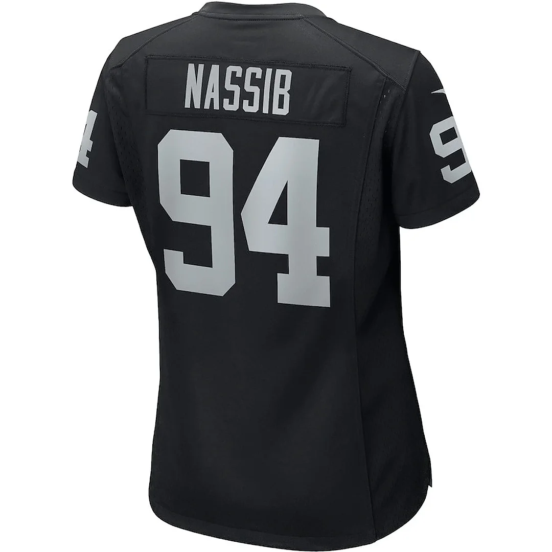 Zennovawear Carl Nassib 94 Las Vegas Raiders Women Game Jersey - Black