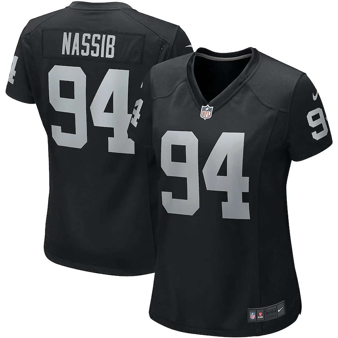 Zennovawear Carl Nassib 94 Las Vegas Raiders Women Game Jersey - Black