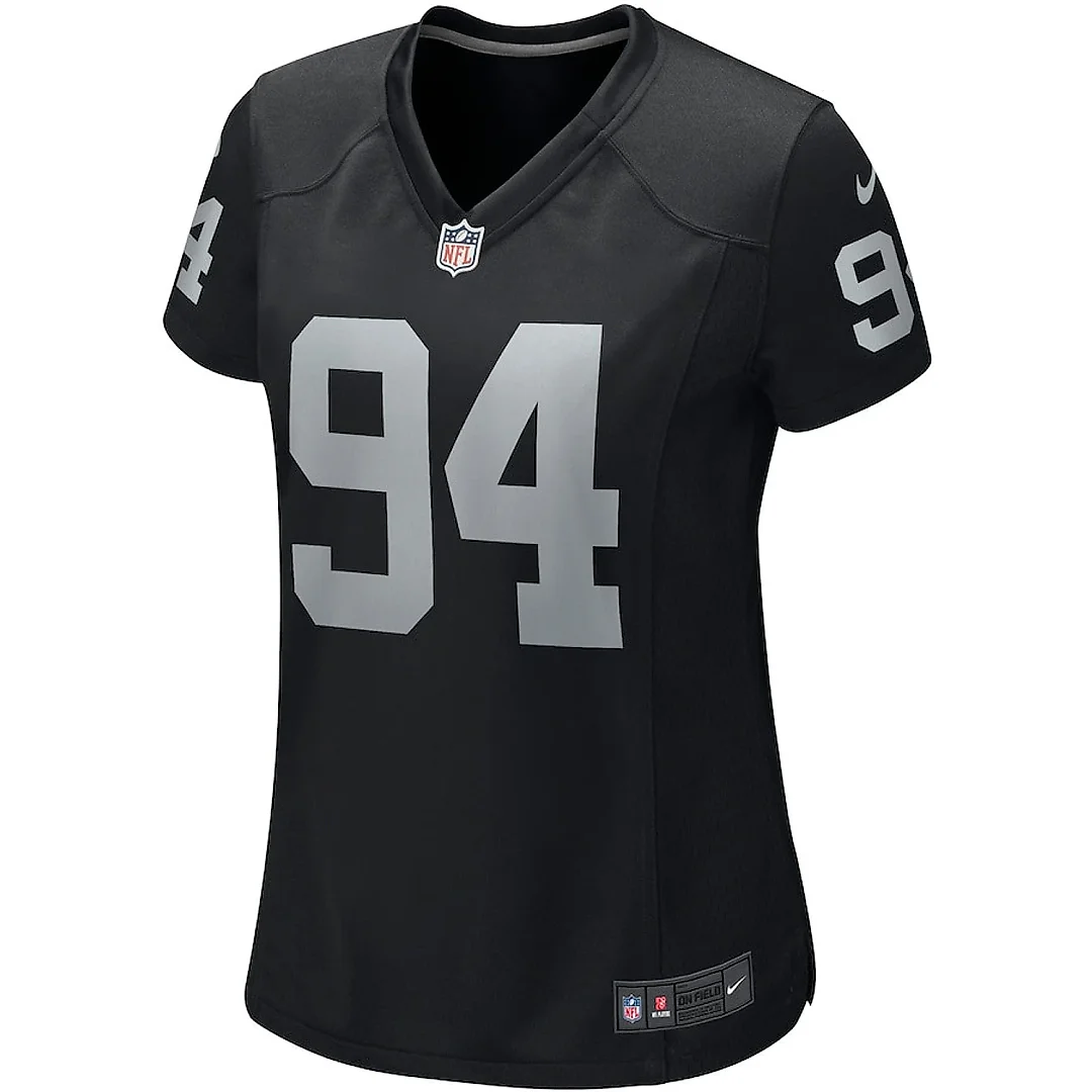 Zennovawear Carl Nassib 94 Las Vegas Raiders Women Game Jersey - Black