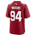 Zennovawear Carlos Watkins 94 Arizona Cardinals Team Game Men Jersey - Cardinal