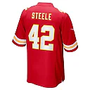 Zennovawear Carson Steele 42 Kansas City Chiefs Game Men Jersey - Red