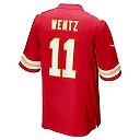 Zennovawear Carson Wentz 11 Kansas City Chiefs Game Men Jersey - Red