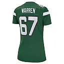 Zennovawear Carter Warren 67 New York Jets Women Game Jersey - Gotham Green