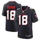 Zennovawear Case Keenum 18 Houston Texans Team Game Men Jersey - Navy