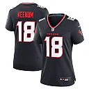 Zennovawear Case Keenum 18 Houston Texans Women's Team Game Jersey - Navy