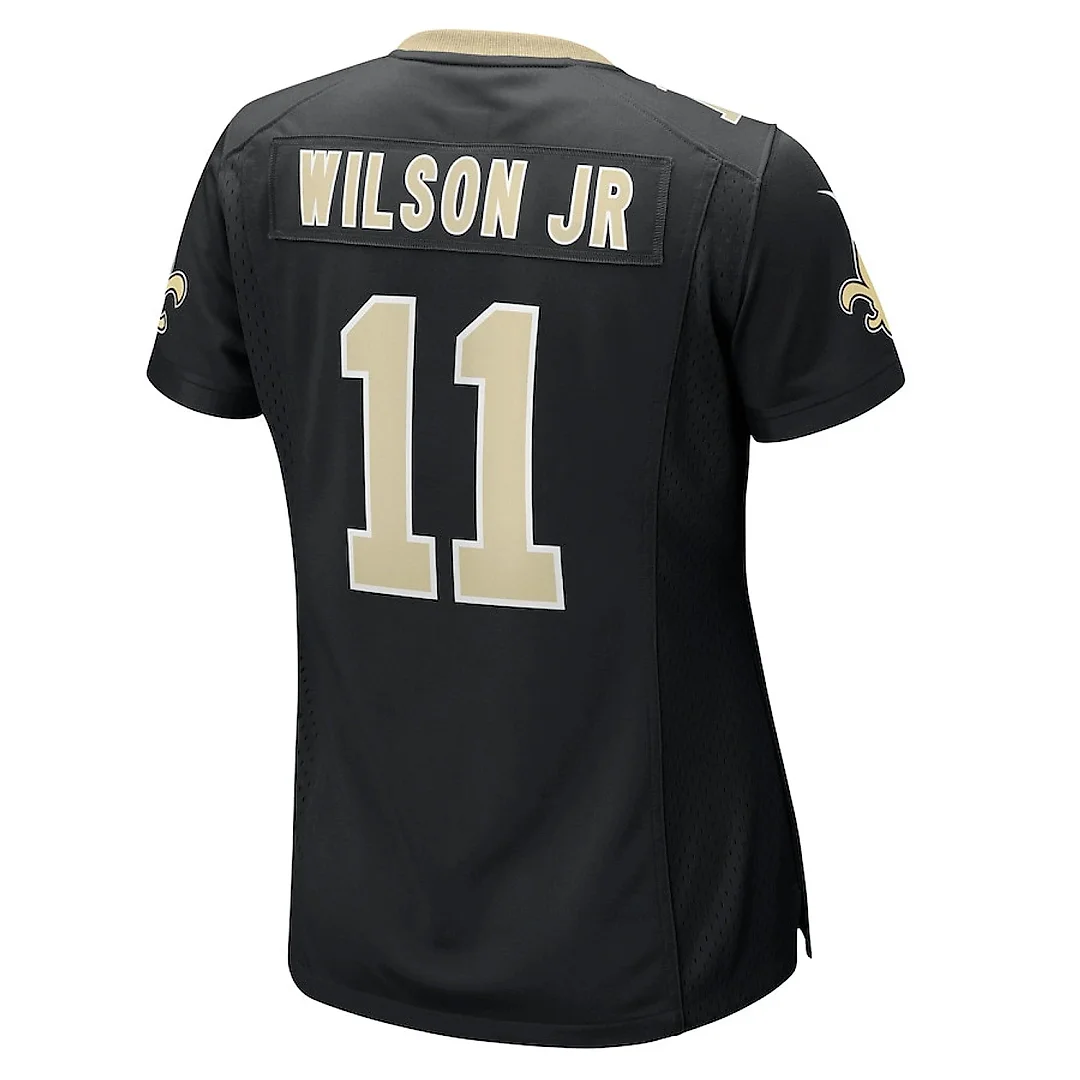 Zennovawear Cedrick Wilson Jr. 11 New Orleans Saints Women's Game Jersey - Black