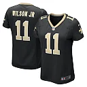 Zennovawear Cedrick Wilson Jr. 11 New Orleans Saints Women's Game Jersey - Black
