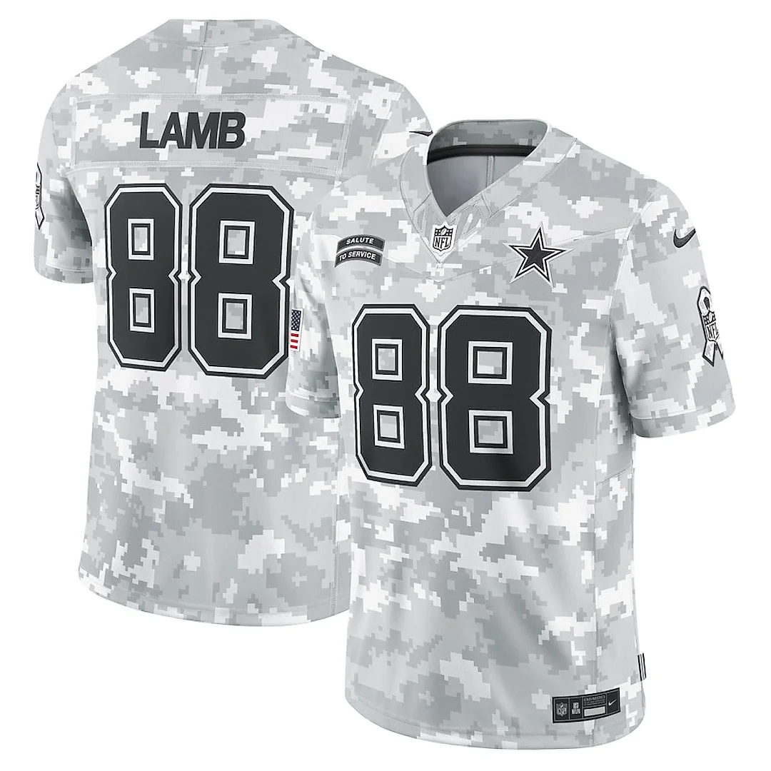 Zennovawear CeeDee Lamb 88 Dallas Cowboys 2024 Salute to Service Limited Men Jersey - Arctic Camo