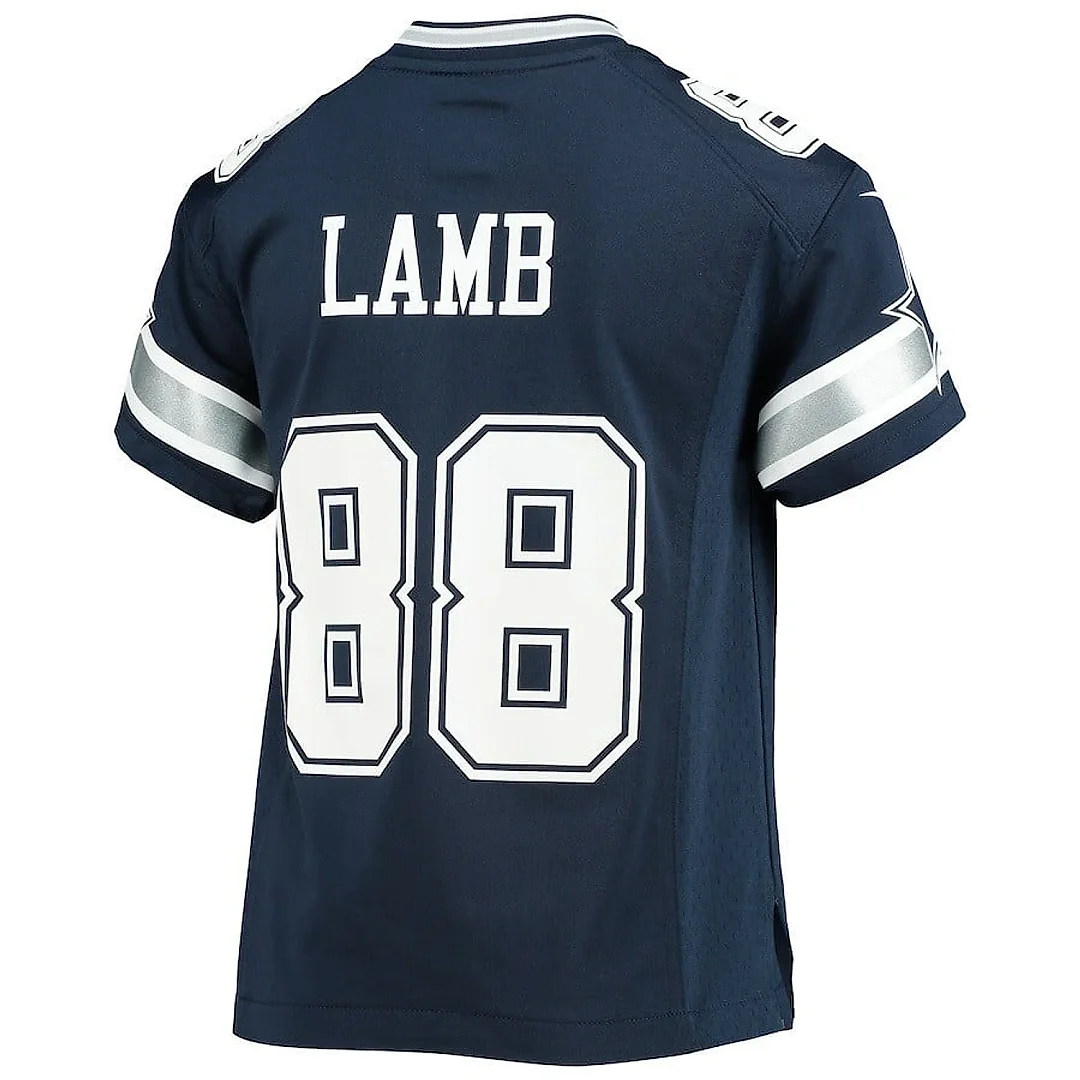 Zennovawear CeeDee Lamb 88 Dallas Cowboys Cee Works Hard Home Game YOUTH Jersey
