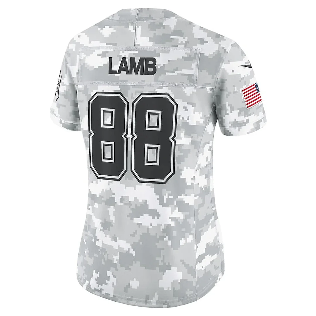 Zennovawear CeeDee Lamb 88 Dallas Cowboys Women's 2024 Salute to Service Limited Jersey - Arctic Camo