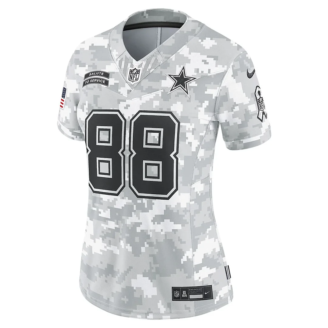 Zennovawear CeeDee Lamb 88 Dallas Cowboys Women's 2024 Salute to Service Limited Jersey - Arctic Camo