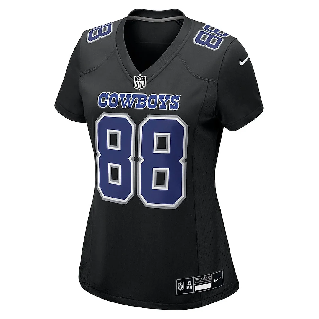 Zennovawear CeeDee Lamb 88 Dallas Cowboys Women's Fashion Game Jersey - Carbon Black