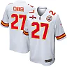 Zennovawear Chamarri Conner 27 Kansas City Chiefs AFC Champions Patch Game Men Jersey - White