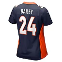 Zennovawear Champ Bailey 24 Denver Broncos Women Retired Jersey - Navy
