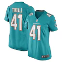 Zennovawear Channing Tindall 41 Miami Dolphins Women Game Jersey - Aqua