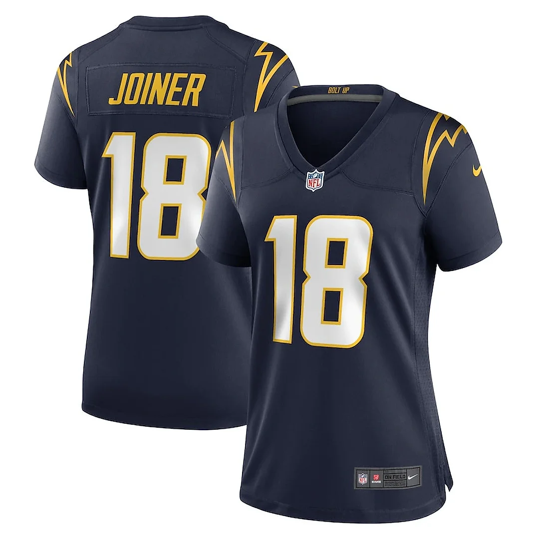Zennovawear Charlie Joiner 18 Los Angeles Chargers Women Retired Jersey - Navy