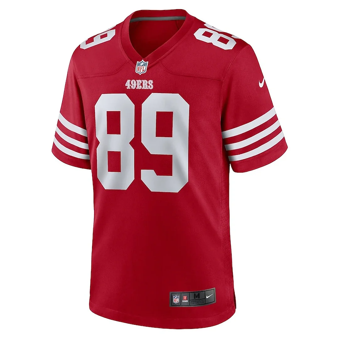 Zennovawear Charlie Woerner 89 San Francisco 49ers Game Men Jersey - Scarlet