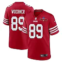 Zennovawear Charlie Woerner 89 San Francisco 49ers NFC Champions Patch Game Men Jersey - Scarlet