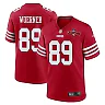 Zennovawear Charlie Woerner 89 San Francisco 49ers NFC Champions Patch Game Men Jersey - Scarlet