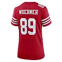 Zennovawear Charlie Woerner 89 San Francisco 49ers Women Game Jersey - Scarlet