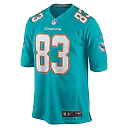 Zennovawear Chase Claypool 83 Miami Dolphins Game Men Jersey - Aqua