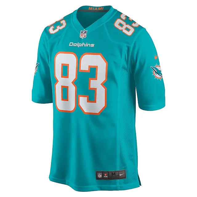 Zennovawear Chase Claypool 83 Miami Dolphins Game Men Jersey - Aqua