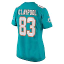 Zennovawear Chase Claypool 83 Miami Dolphins Women Game Jersey - Aqua