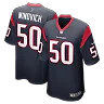 Zennovawear Chase Winovich 50 Houston Texans Men Game Jersey - Navy