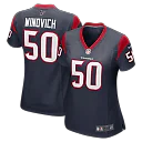 Zennovawear Chase Winovich 50 Houston Texans Women Team Color Jersey - Navy