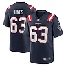 Zennovawear Chasen Hines 63 New England Patriots Game Men Jersey - Navy