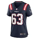 Zennovawear Chasen Hines 63 New England Patriots Women Game Jersey - Navy