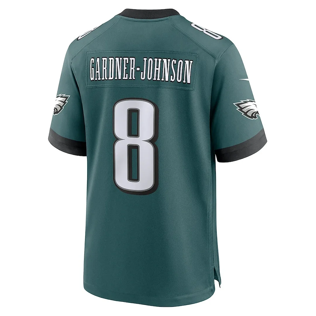 Zennovawear Chauncey Gardner-Johnson 8 Philadelphia Eagles Game Men Jersey - Midnight Green