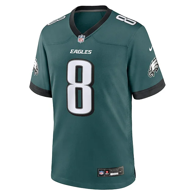 Zennovawear Chauncey Gardner-Johnson 8 Philadelphia Eagles Game Men Jersey - Midnight Green
