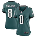 Zennovawear Chauncey Gardner-Johnson 8 Philadelphia Eagles Women Game Jersey - Midnight Green