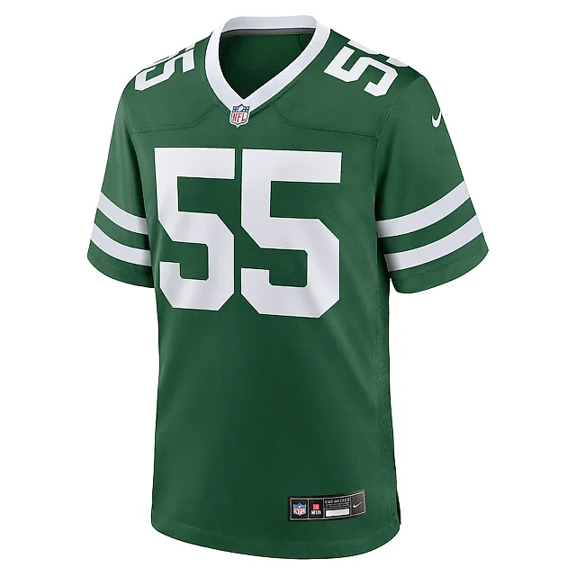 Zennovawear Chazz Surratt 55 New York Jets Team Game Men Jersey - Legacy Green