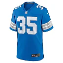 Zennovawear Chelen Garnes 35 Detroit Lions Game Men Jersey - Blue