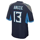 Zennovawear Chidobe Awuzie 13 Tennessee Titans Game Men Jersey - Navy