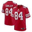 Zennovawear Chris Conley 84 San Francisco 49ers Game Men Jersey - Scarlet