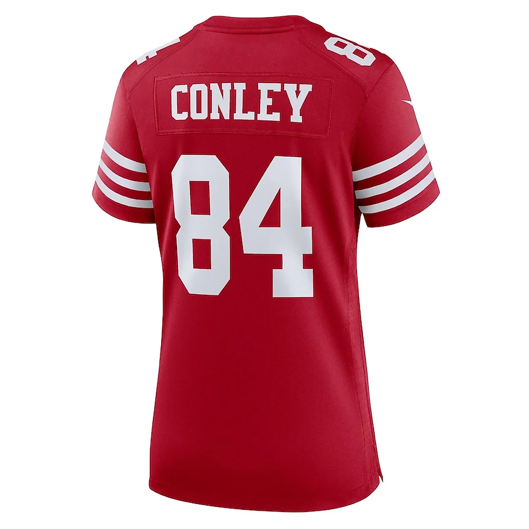 Zennovawear Chris Conley 84 San Francisco 49ers Women Game Jersey - Scarlet
