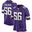 Zennovawear Chris Doleman 56 Minnesota Vikings Men Game Retired Jersey - Purple