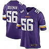 Zennovawear Chris Doleman 56 Minnesota Vikings Men Game Retired Jersey - Purple