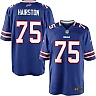 Zennovawear Chris Hairston 75 Buffalo Bills YOUTH Team Color Game Jersey