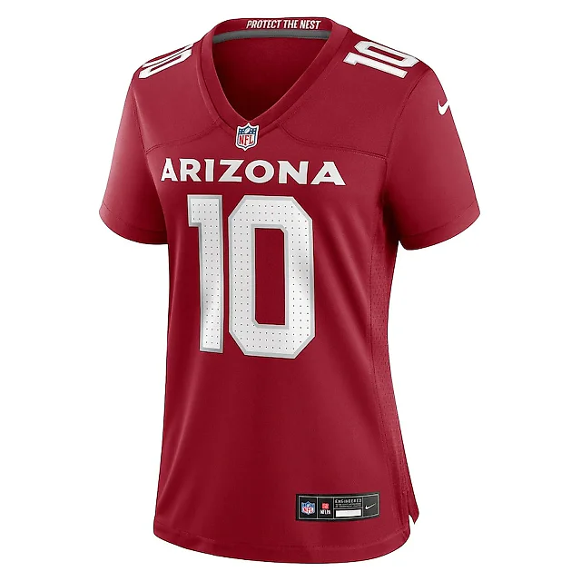 Zennovawear Chris Moore 10 Arizona Cardinals Women's Game Jersey - Cardinal