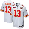 Zennovawear Chris Oladokun 13 Kansas City Chiefs AFC Champions Patch Game Men Jersey - White
