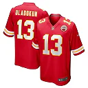 Zennovawear Chris Oladokun 13 Kansas City Chiefs Game Men Jersey - Red