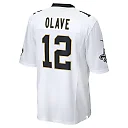 Zennovawear Chris Olave 12 New Orleans Saints Game Jersey - Men, White